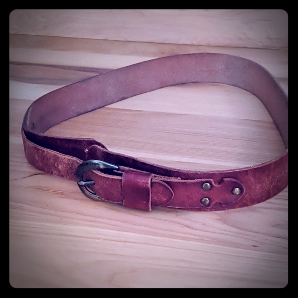 Abercrombie and Fitch brown leather belt